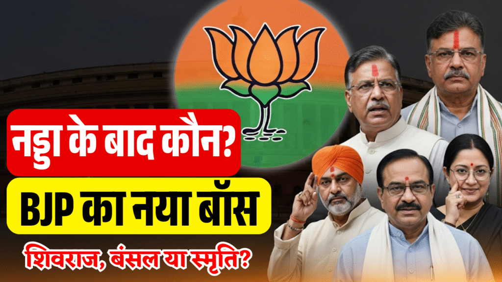 Nadda ke 5 sal pure ab naya rashtriya adhyaksh kaun