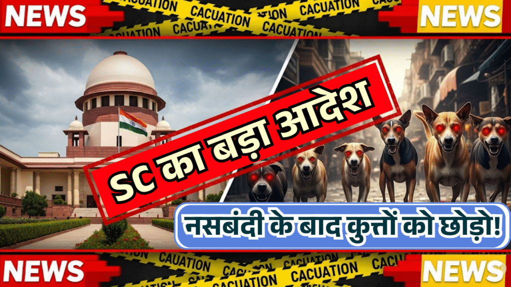 sc ka aadesh nasbandi ke bad aawara kutto ko chodo