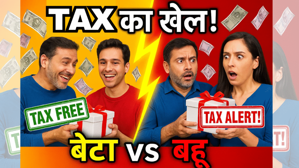 tax ka khel bete ko diya paisa tax free