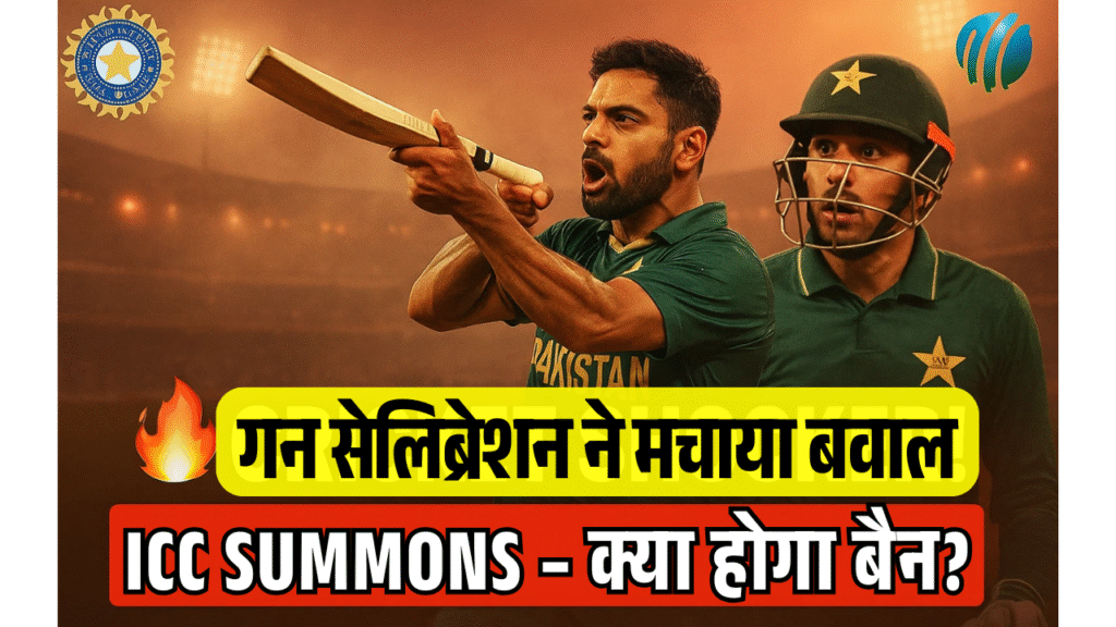 Haris Rauf Farhan fase bcci ki shikayat par icc ne kiya talab