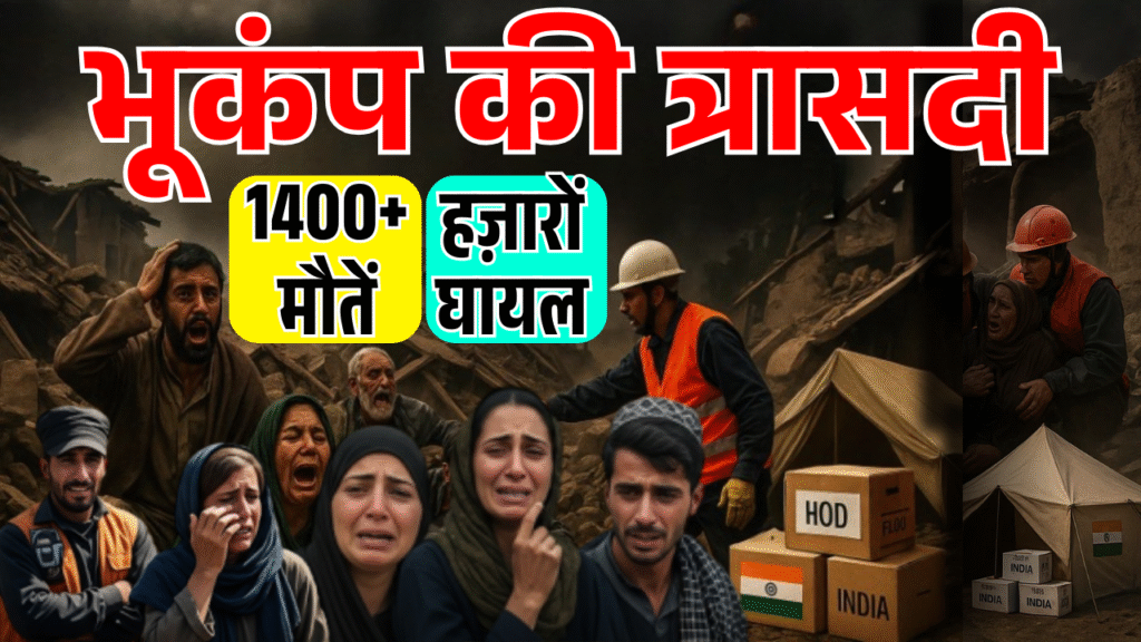 bhukamp ki trasdi kamp utha pura desh hazaro zindagiyan malbe me dabi