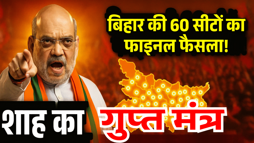 bihar ki 60 seats ka final faisala shah ke gupt mantra se vipaksh me khalbali
