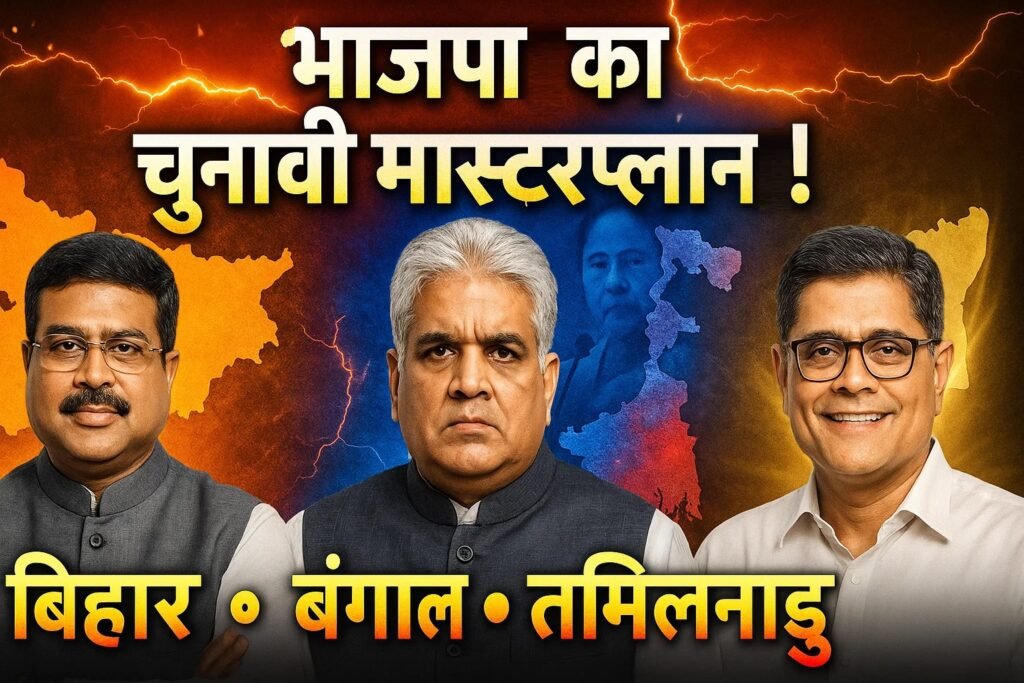 chunav ran ka naya chakra bhajpa ne chune apne maharathi