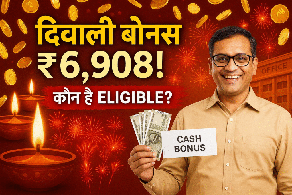 kaun kaun le payega diwali bonous ke 6908 rupaye