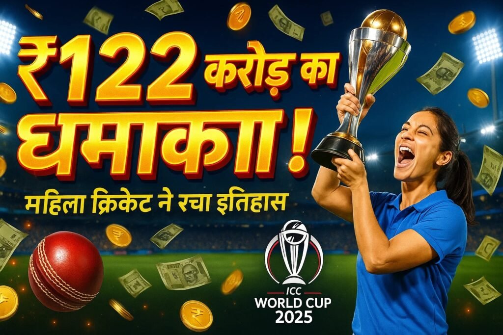 mahila cricket ne racha itihas world cup me milenge 122 crore