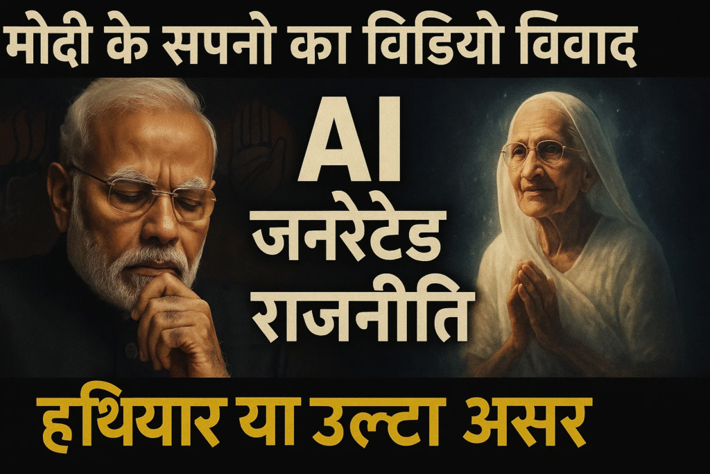 modi ke sapne me aai maa kaha beta rajniti me kitna giroge