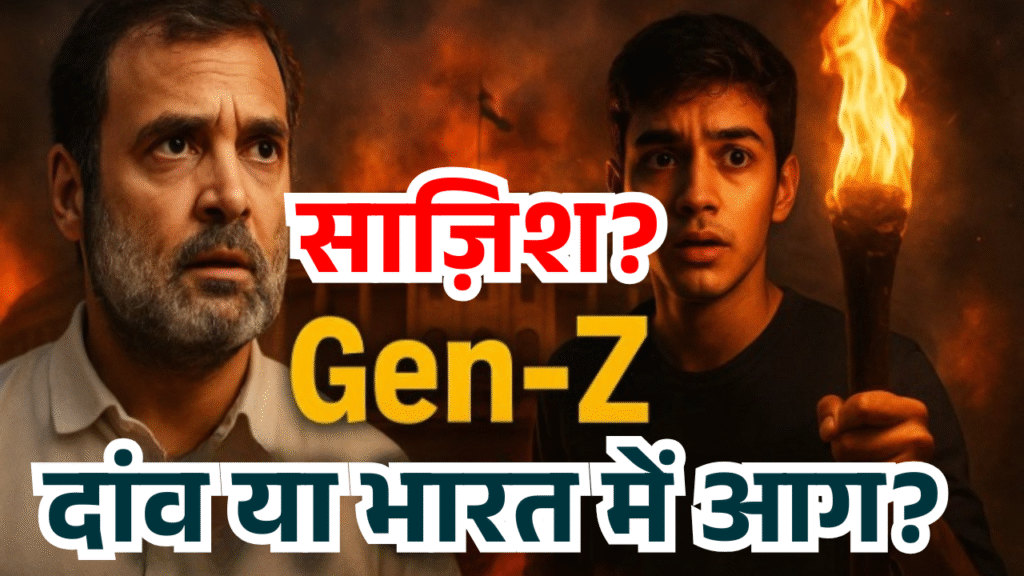 rahul ka gen z dav bharat me aag lagane ki gahari sajish