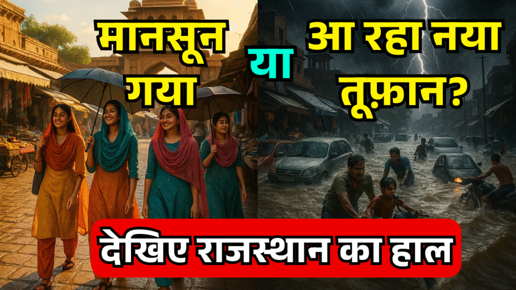 rajasthan me monsoon ki vidai lekin 27 september se aa rahe hai naye tufani system