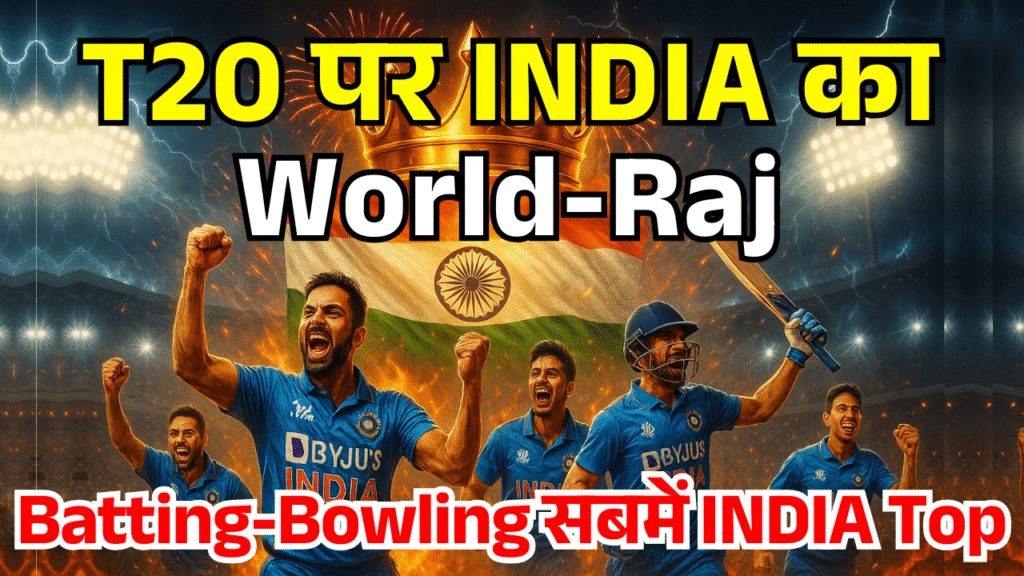 t20 cricket par bharat ka world raaj pahli baar aisa clean sweep duniya hairan