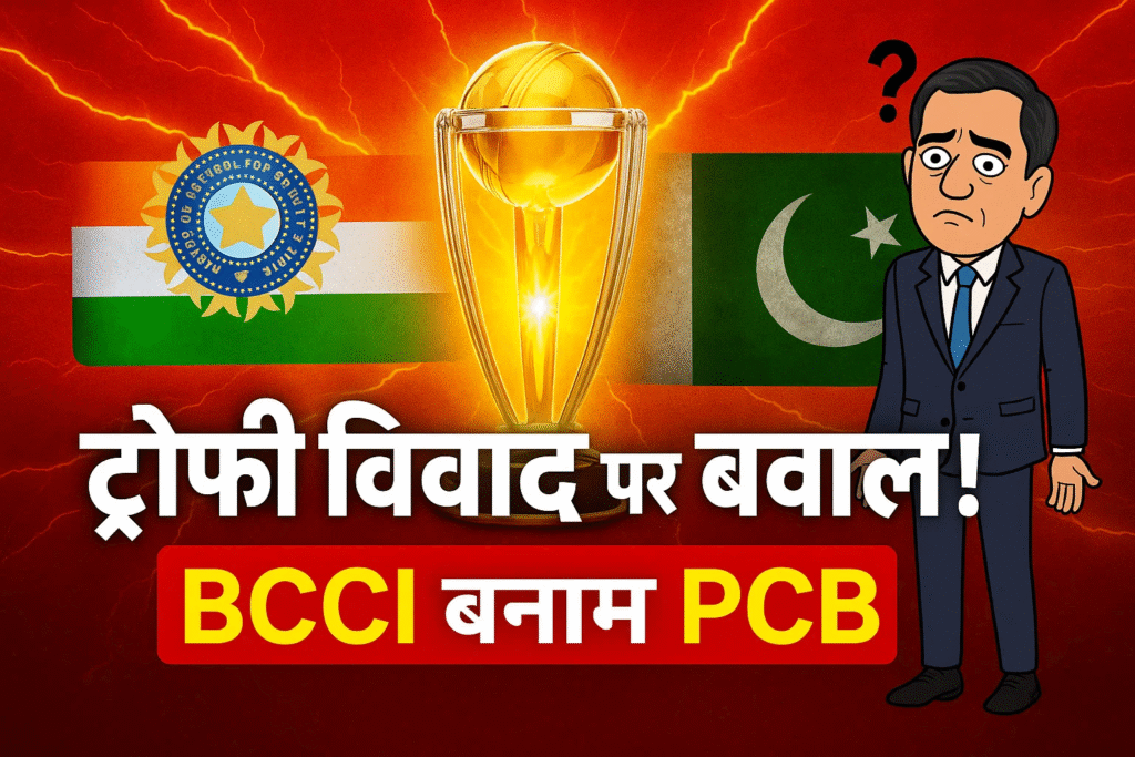 trophy vivad par bawal bcci ne pcb chief ko ghera