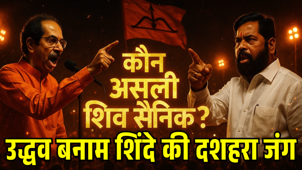 Dussehra rally se garja Uddhav bjp shinde par hamla