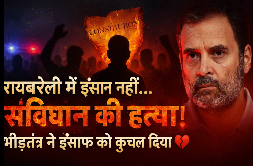 Raebareli mob lynching insaan nahi samvidhan ki hatya