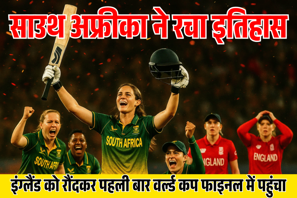 South Africa ne racha itihas England ko raundkar pahali bar world cup final me pahuncha (1)