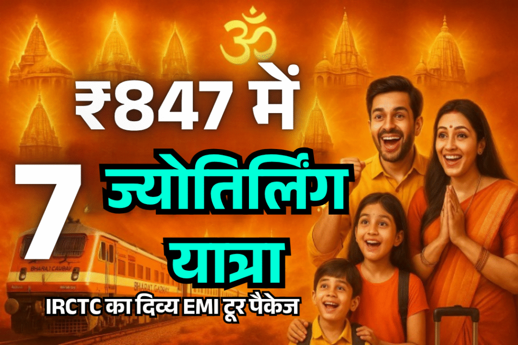 emi par bhakti sirf 847 rupaye me kare 7 jyotirlinga ke darshan