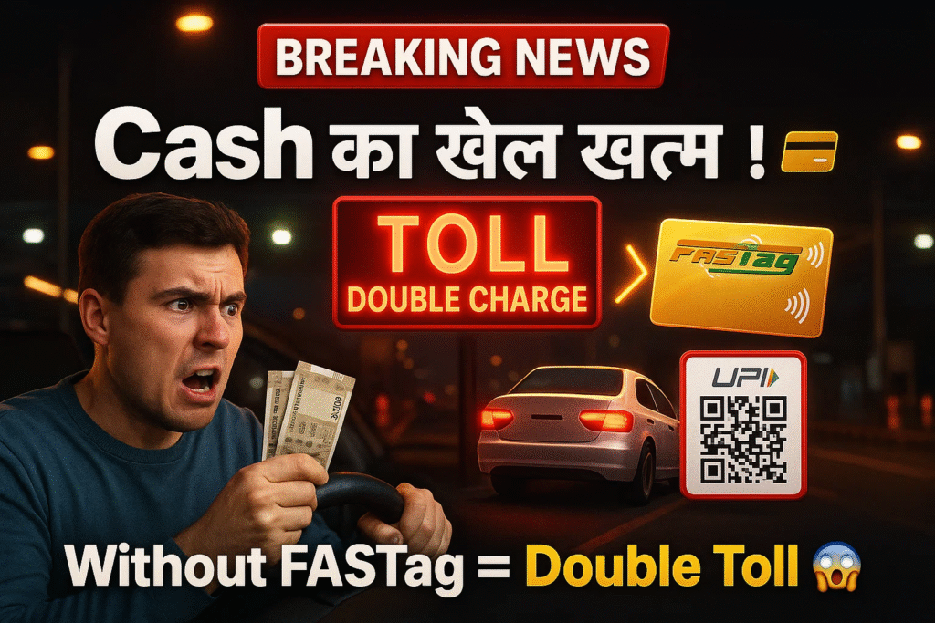 national highway par cash ka khel khatam ab doguna toll aapki jeb par sidha var