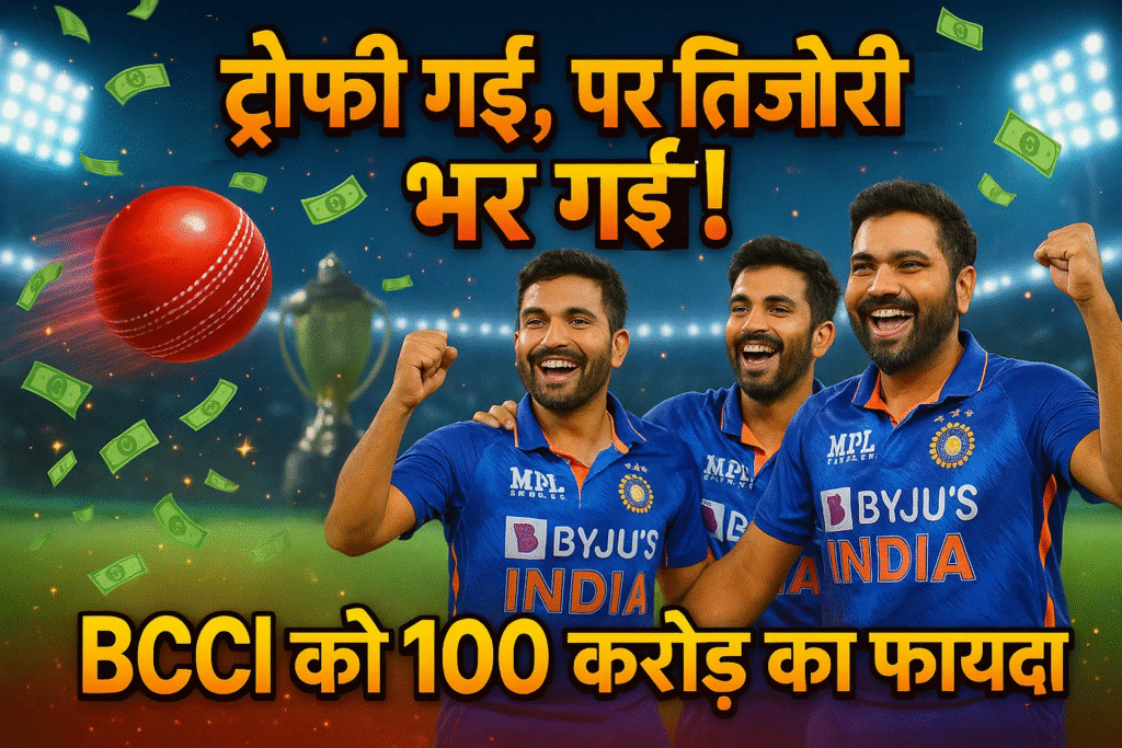 trophy gai par tijori bhar gai asia cup se bcci ko hua 100 karod ka fayda