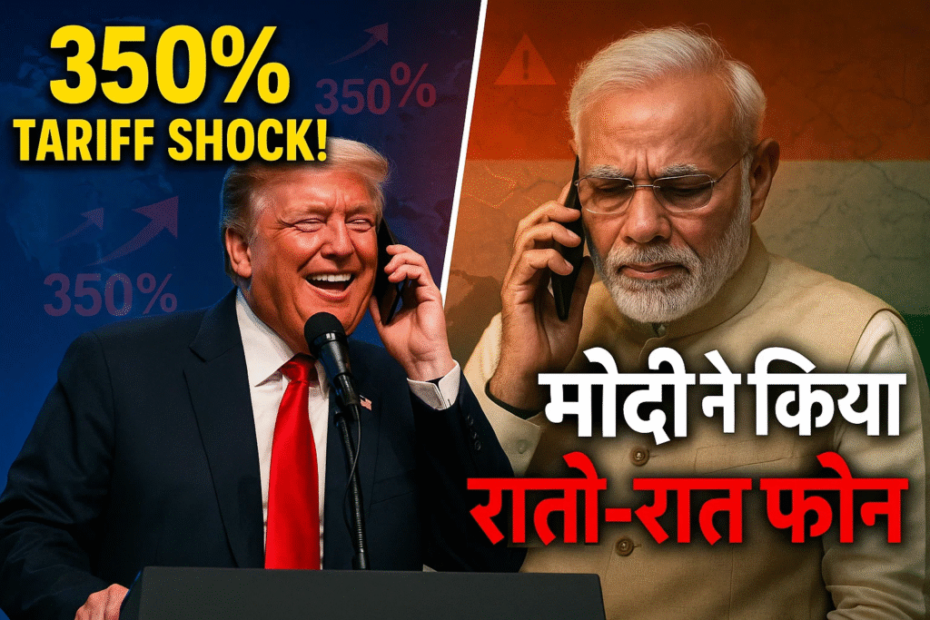 350% Tariff ki dhamki aur modi ka rato rat phone trump ka chaunka dene wala dava
