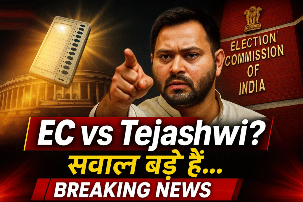Tejashwi ke aaropo par ec ki 4 badi safai vivad khatm