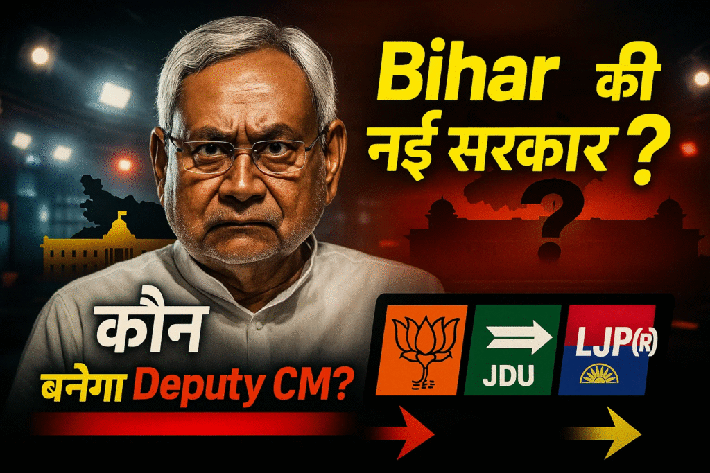 bihar ki nai sarkar kaun banega dupty cm kaun lega mantralay