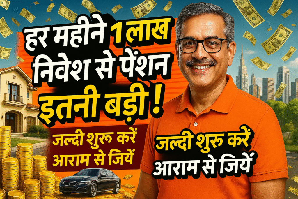 jaldi shuru kare Retirement me aaram se jiye har mahine 1 lakh nivesh se pension ki badi rakam