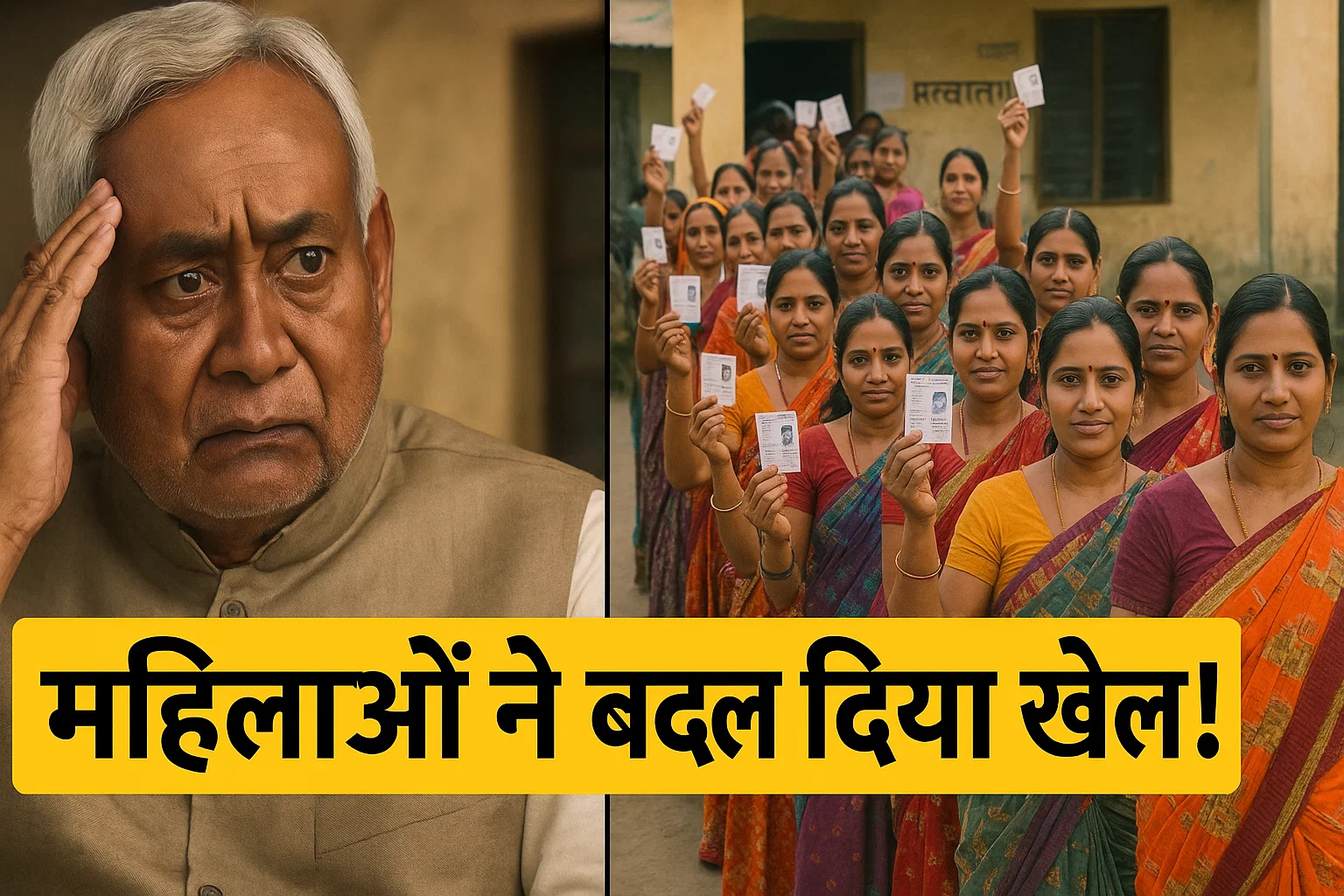 mahila voters ki lahar nda majbut vipaksh backfoot par