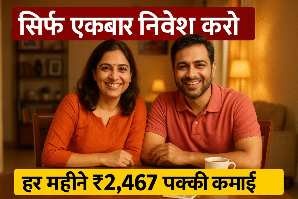 pati patni ka super faydemand plan 4 lakh lagao har mahine milenge 2467 rupaye