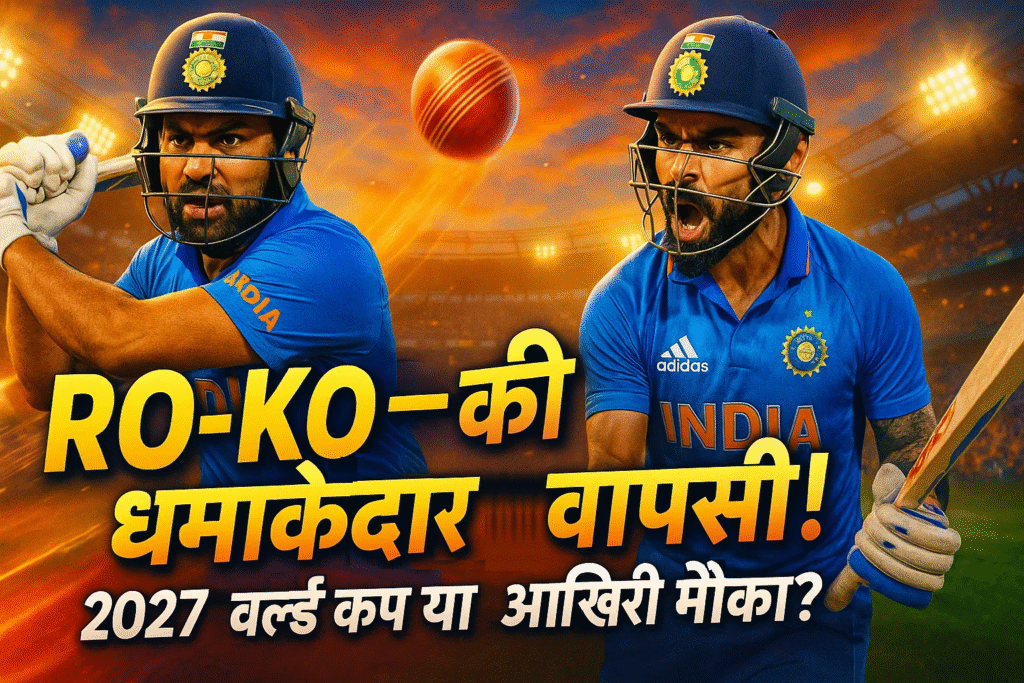 ro ko ki vapsi rohit virat ka 2027 world cup dhamaka ya aakhiri mauka