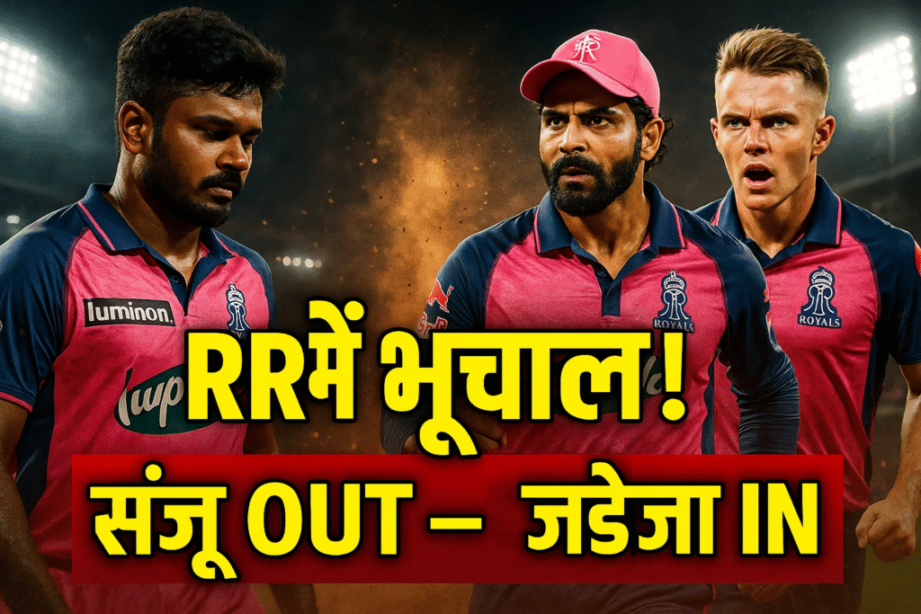 rr me bhuchal Sanju Samson ka sath tuta