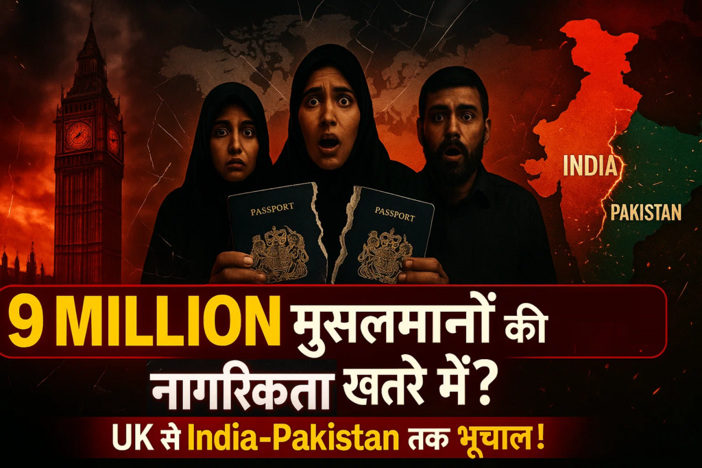 9 Milion muslmano ki nagrikata khatre me