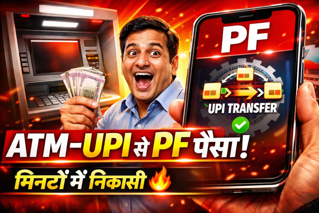 ATM UPI se minto me niklega pf paisa sarkar ka masterstrok