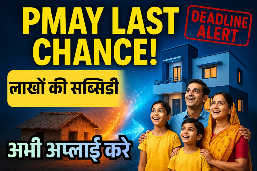 Lakhon Ki Subsidy PMAY ki antim mauka window open abhi apply karo varna pachtaoge