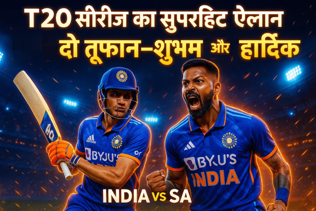 T20 series ka superhit aelan india ki new jersey aur return of Hardik Gill