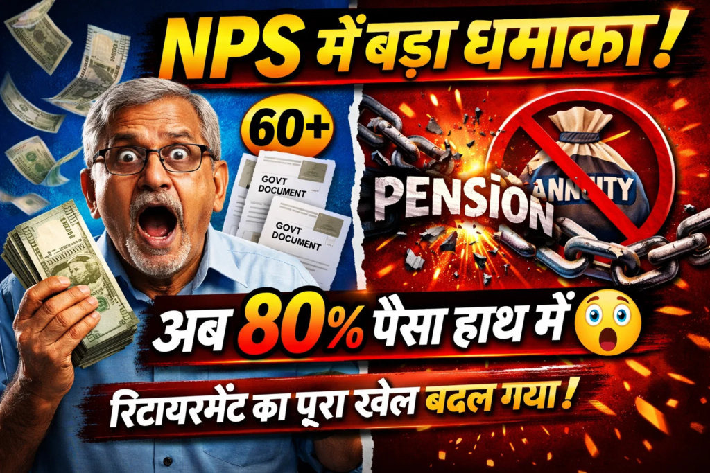 nps me aetihasik badlav ab 80% paisa sidha hath me
