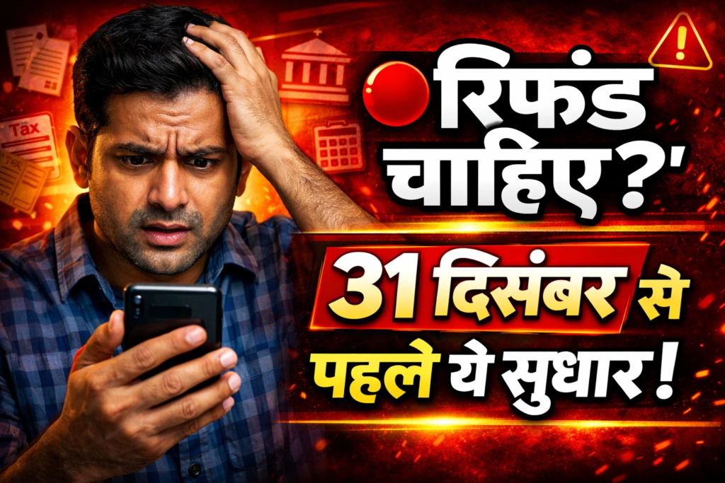 refund chahiye 31 december se pahale turant ye sudhar kar lo