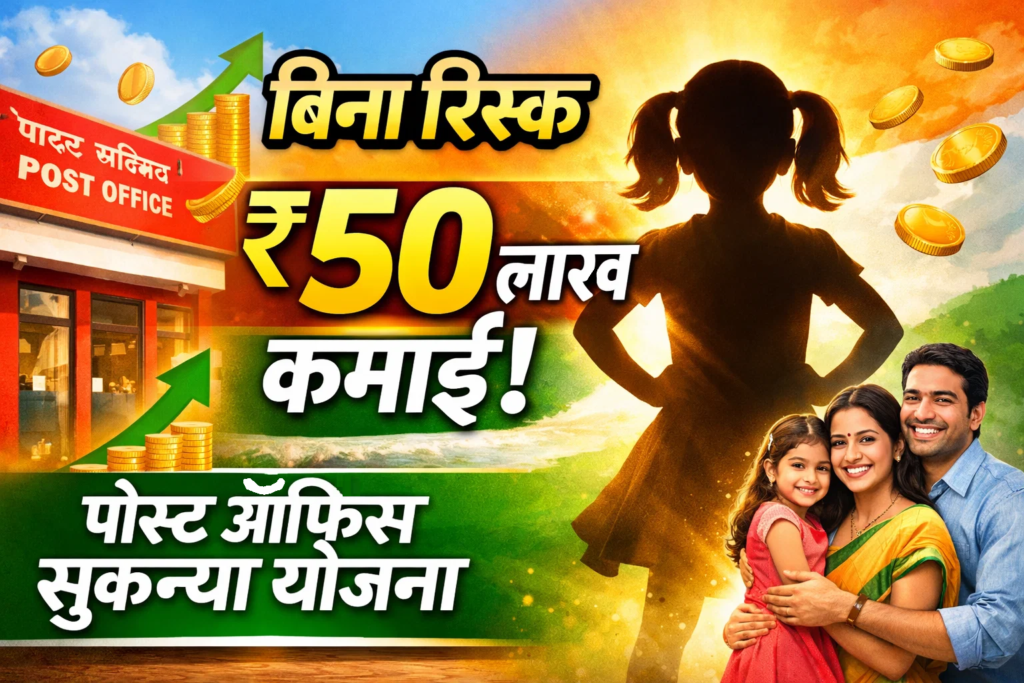 bina risk 50 lakh ki kamai post office ki yah scheme bna degi betiyo ko karodpati
