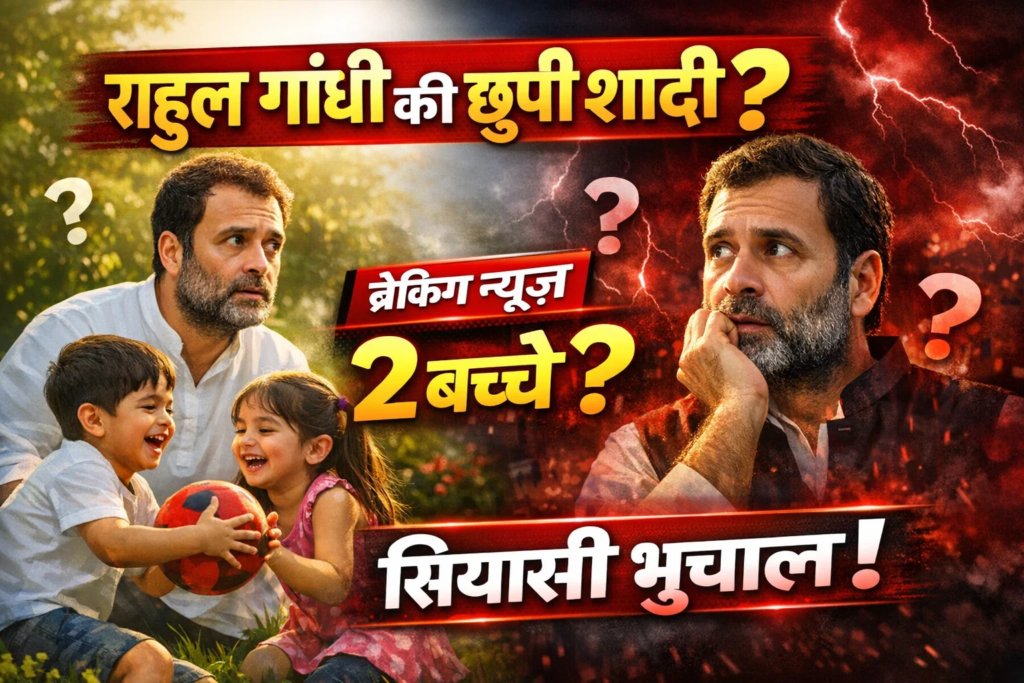 rahul gandhi ki chupi shadi ka bada khulasa 2 baccho ka sansanikhej dava macha siyasi bhuchal