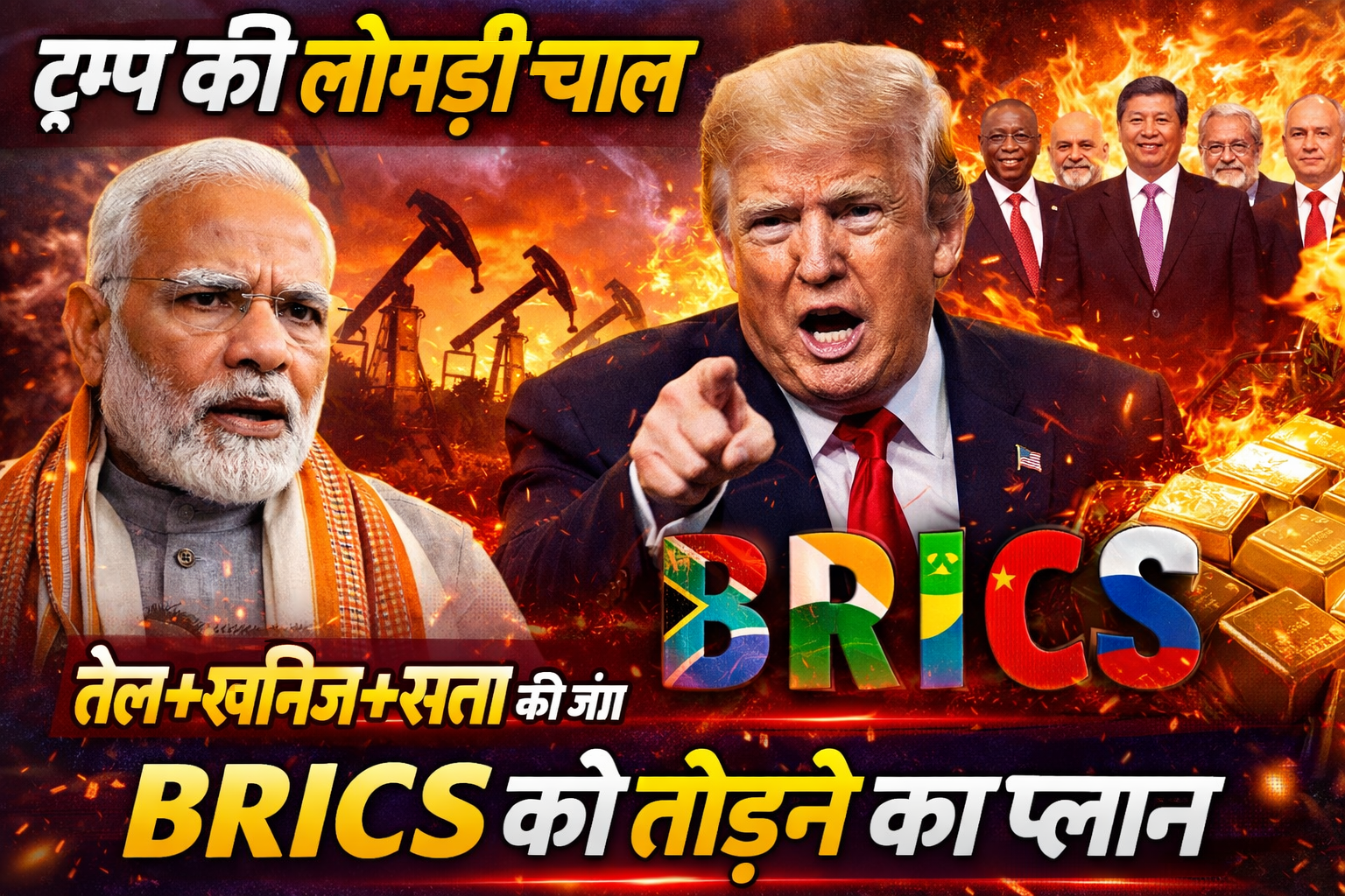 tel khanij aur satta ki jang brics ko kamjor karne ka america ka khatarnak plan
