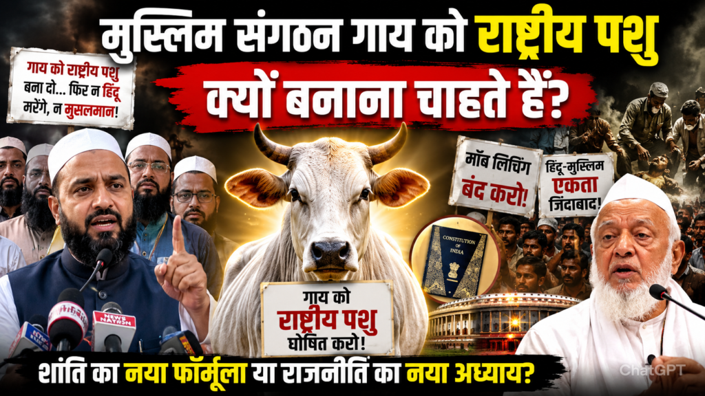 aakhir muslim gaay ko rashtriya pashu kyon banana chahte han sajish rajniti ya shanti ka formula