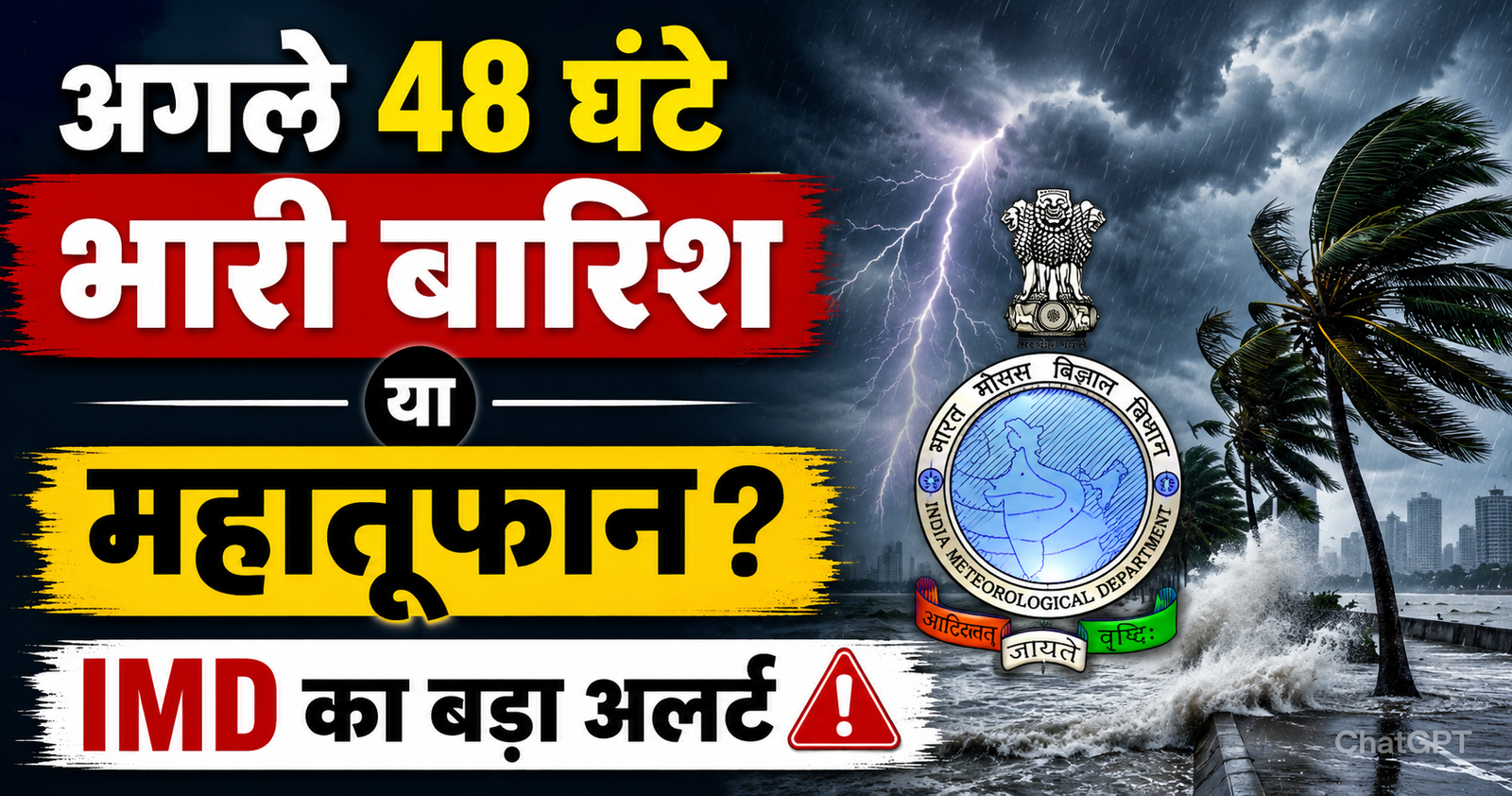 agle 48 ghante behad khatarnak barish tufan aur lu ka double attack