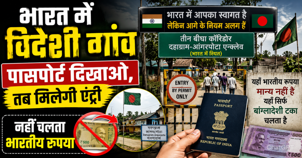 bharat me chhipa hai ek videsh passport dikhane par hi entry nahi chalta bhartiya rupaya