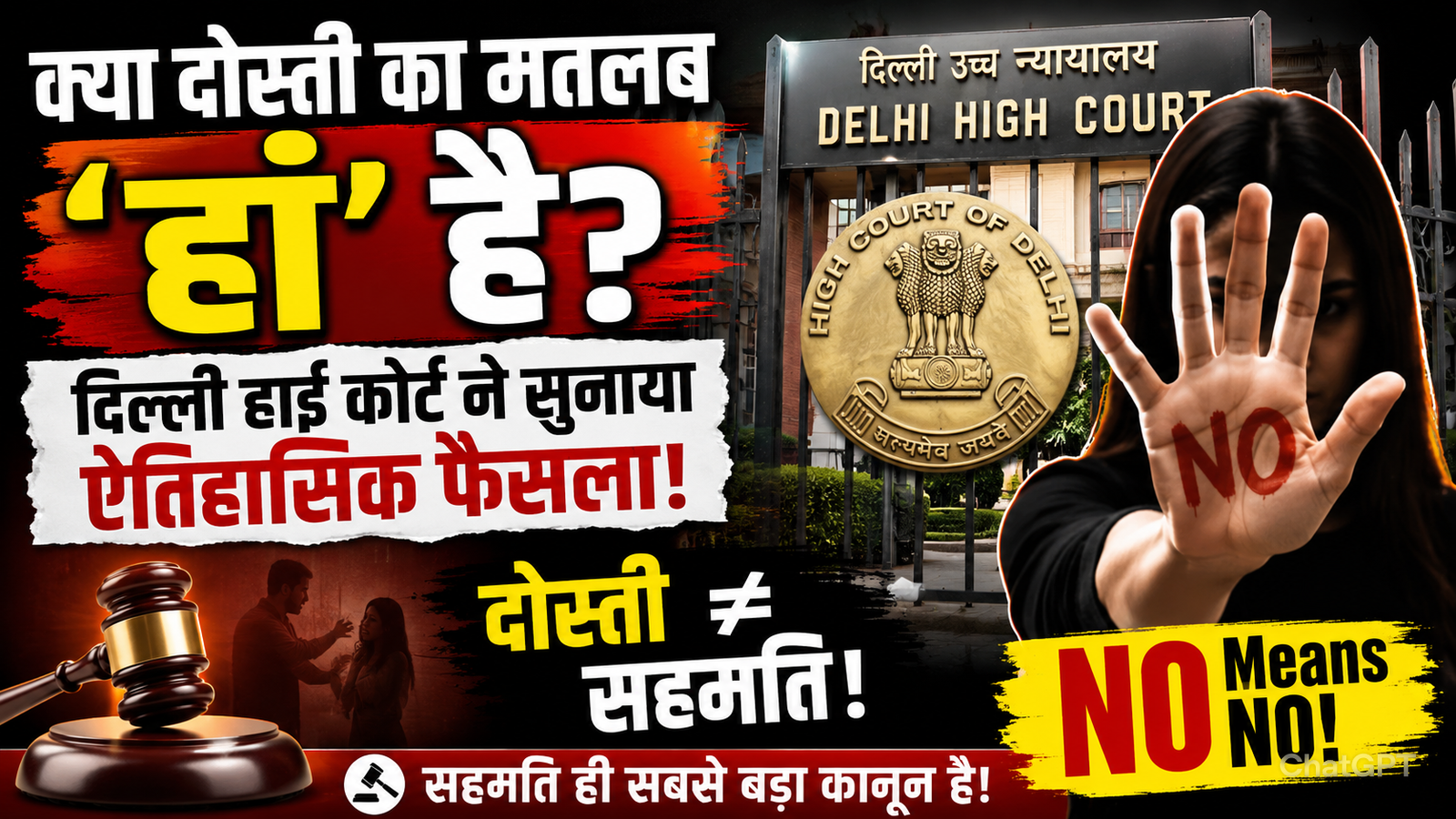 kya dosti ka matlab ha hai delhi high court ne sunaya aetihasik faisala