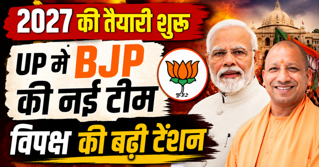 up me bjp ki new team ka aelan 2027 chunav se pahale bjp ka bada masterstrok