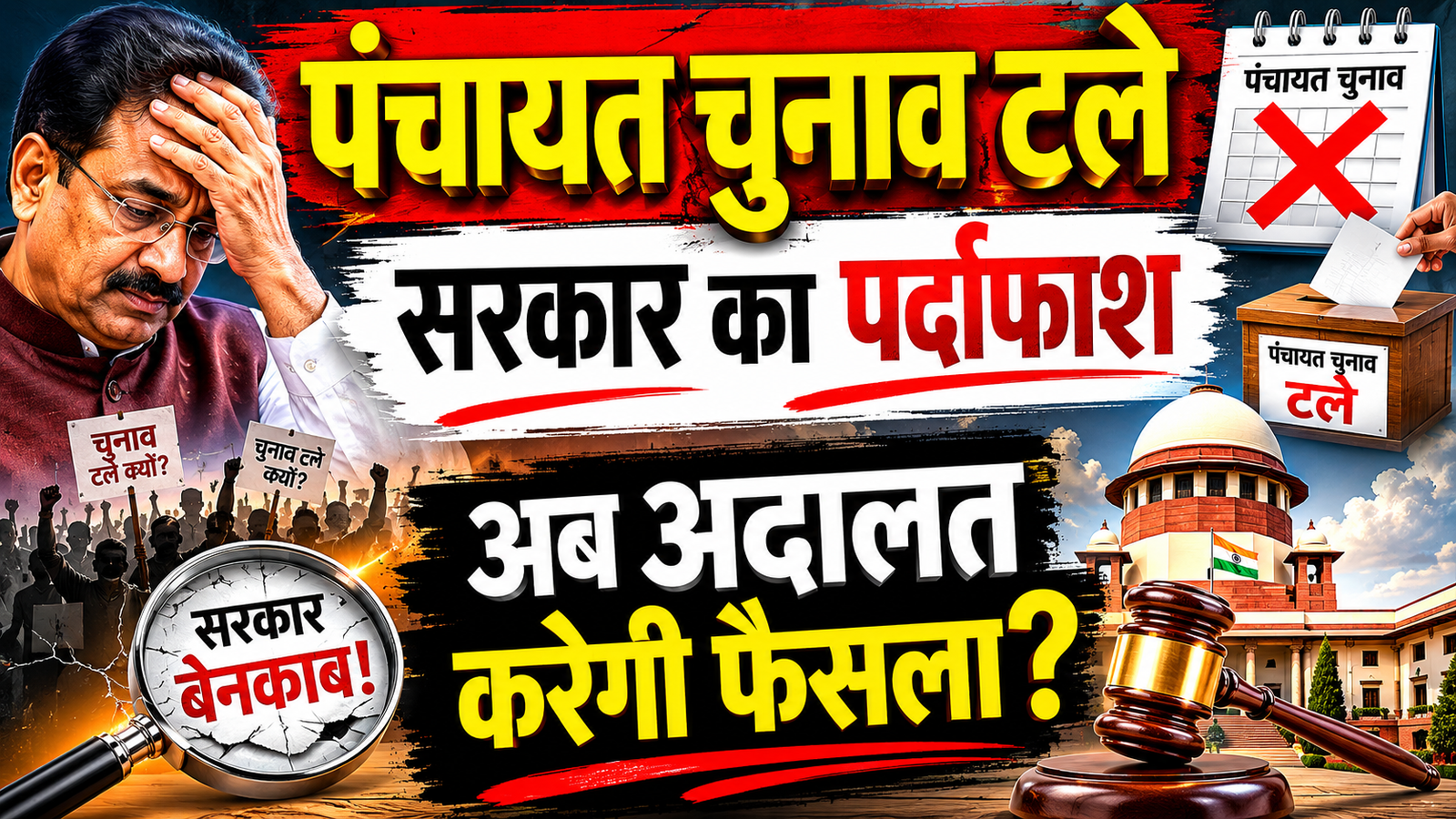 up panchayat chunav kyo tale op rajbhar ne bataya pura sach