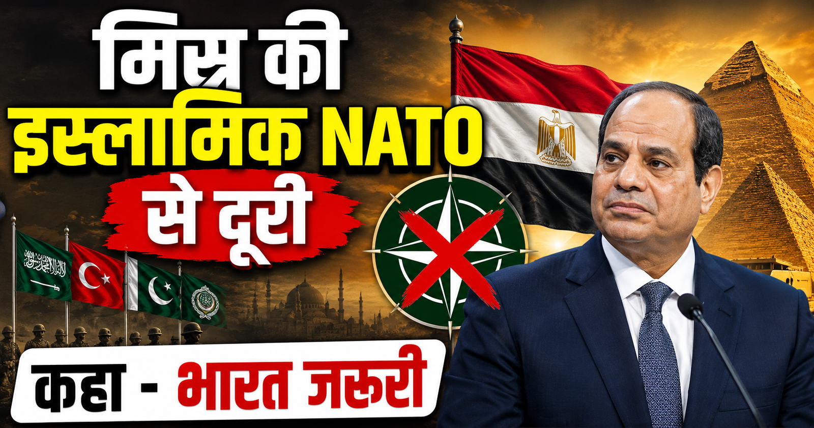 Islamic nato ko Egypt ka jhatka pakistan ka nyota thukraya