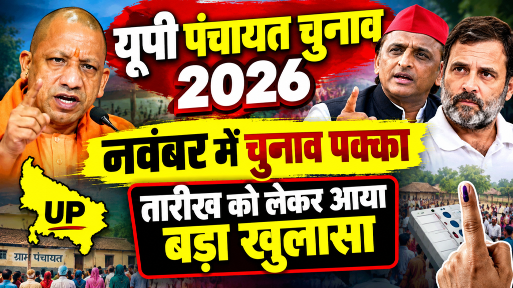 UP Panchayat Chunav 2026 november me voting hogi ya nahin tarikh ko lekar bada khel
